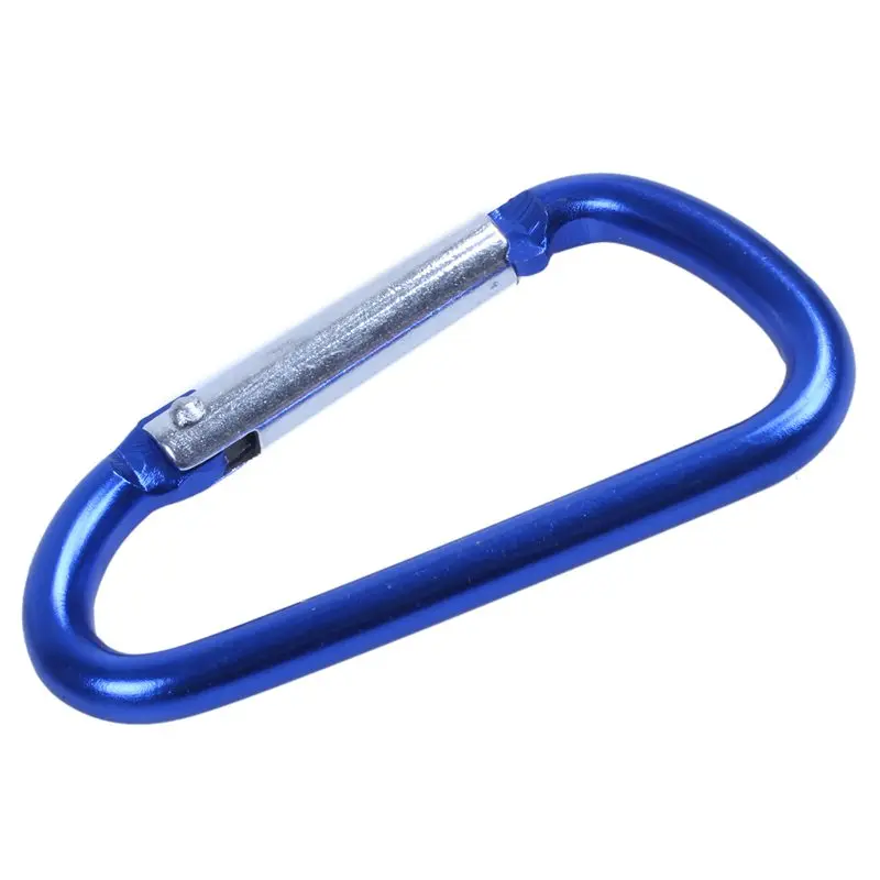 20PCS 2.5inch /6CM Aluminum D Ring Carabiner Clip Lightweight Durable Small Caribeaner Keychain Hook For Home Outdoor Camping Hi | Спорт и