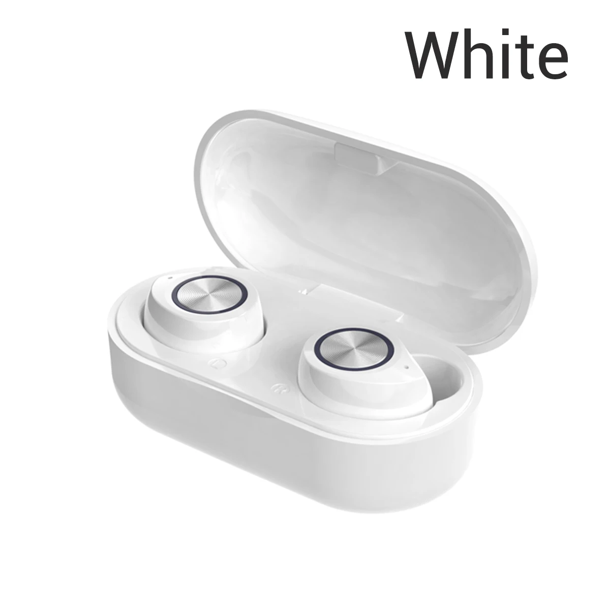 white TWS Bluetooth 5,0 наушники для смартфона стерео объемная Беспроводная Bluetooth гарнитура для iPhone Xiaomi samsung модная гарнитура - Цвет: white