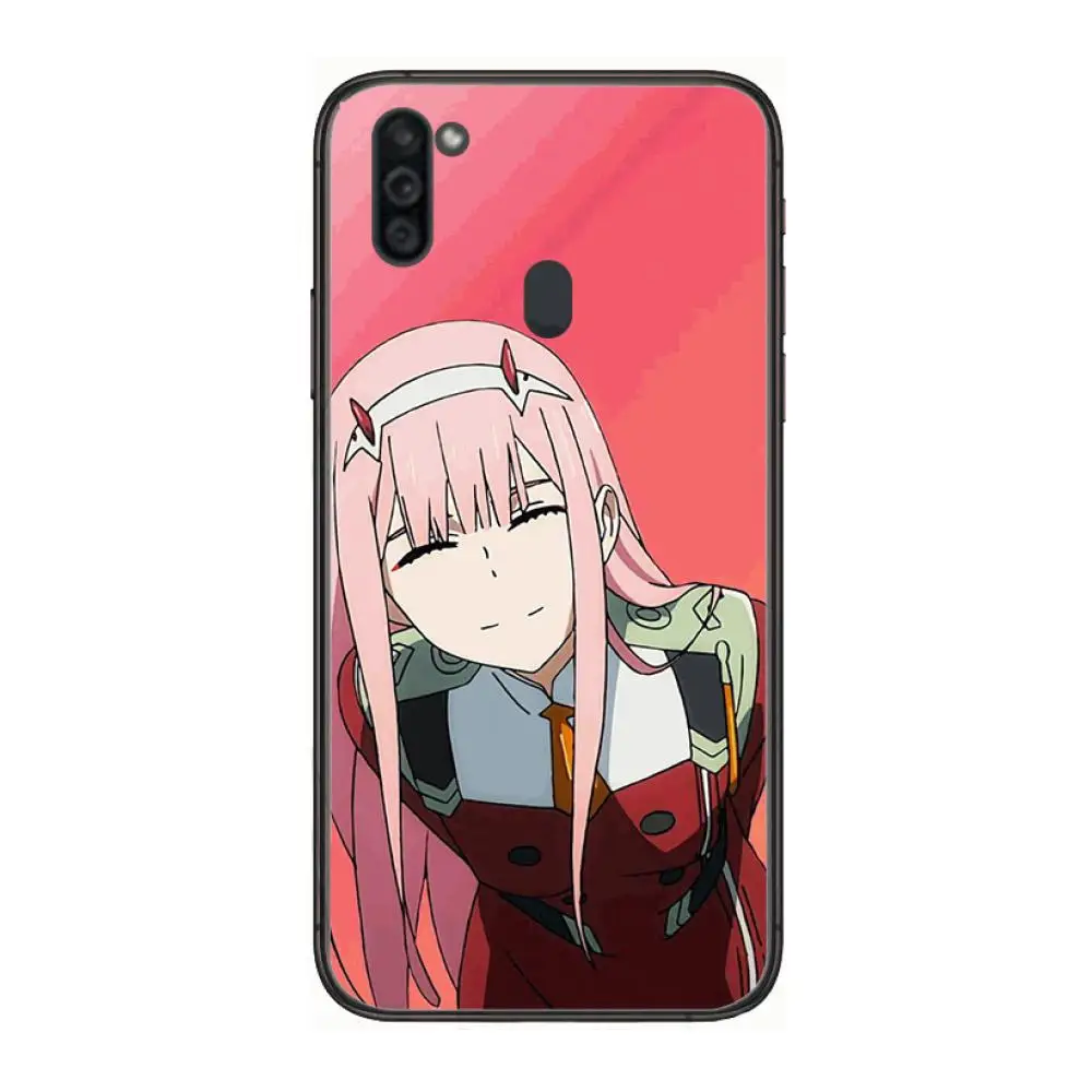 

DARLING in the FRANXX Anime Mobile Phone Case Hull For Samsung Galaxy M 10 20 21 31 30 60S 31S Black Shell Art Cell Cover TPU