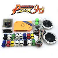 diy arcade game kit pandora box 9d jamma arcade kit 24v power switch speaker multi currency coin acceptor arcade happ button