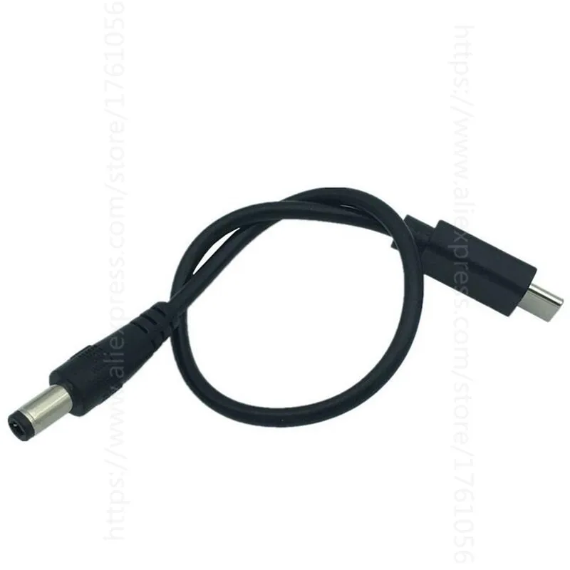 25 см USB 3 1 Тип C Φ к DC 5 5x2 мм разъем питания Удлинительный зарядный кабель для Apple