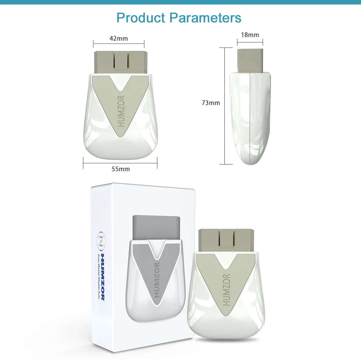 Humzor NexzScan Bluetooth OBD2 сканер автомобильный считыватель кодов диагностический