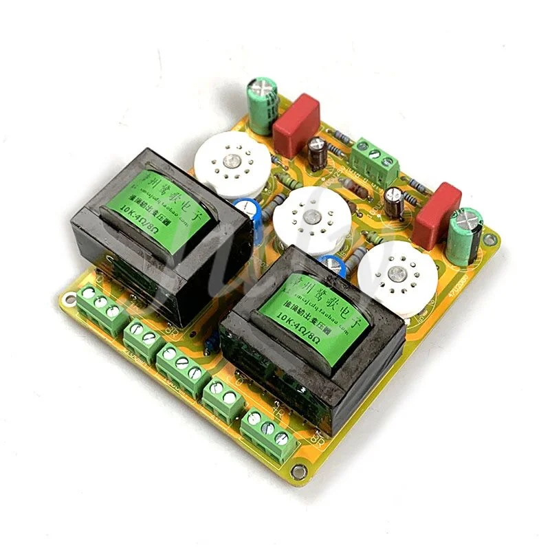 6N1 push 6N6 ламповый двухтактный Малый усилитель мощности плата 1 5 wx2 стерео 4 Ом 8