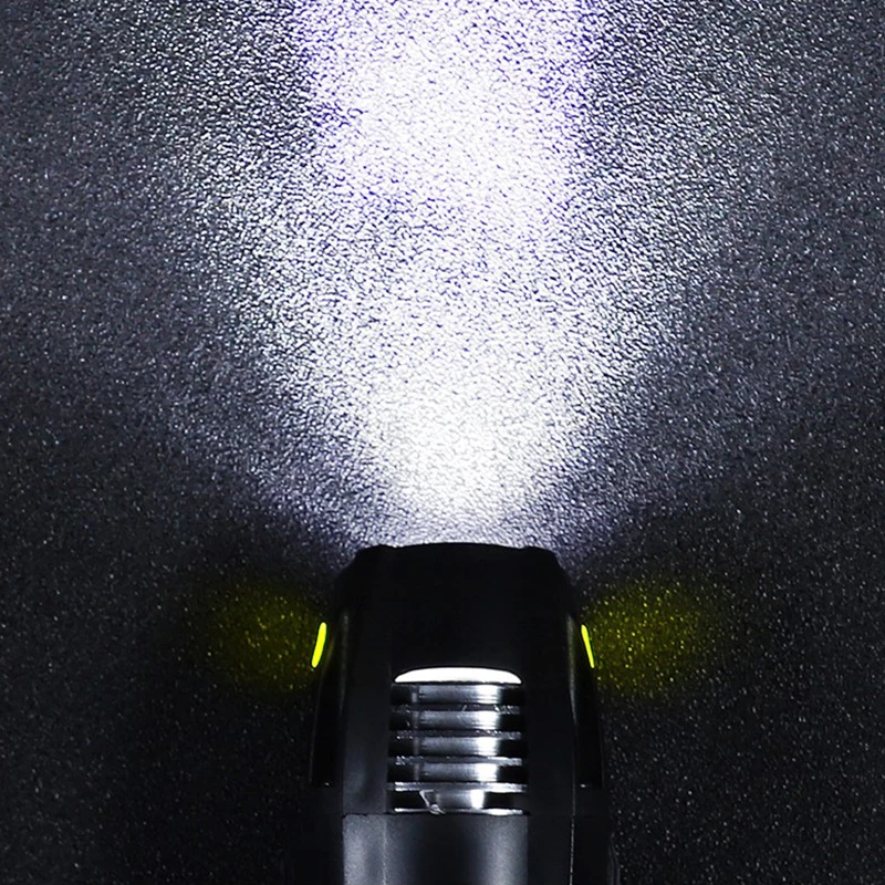 

Aluminum Alloy Bicycle Light Warning Smart USB Charging Headlight Night Riding Mountain Headlight Cycling Light