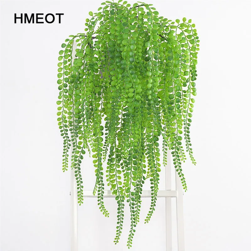 Моделирование растений из ротанга настенный подвесной любовник Слезы DIY плюща подвесное суккулентное растение для украшения дома Моделирование Цветок из ротанга корзина