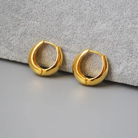 new vintage minimalist earrings fashion metal geometry gold silver color earclip women jewelry punk earrings accessories gift