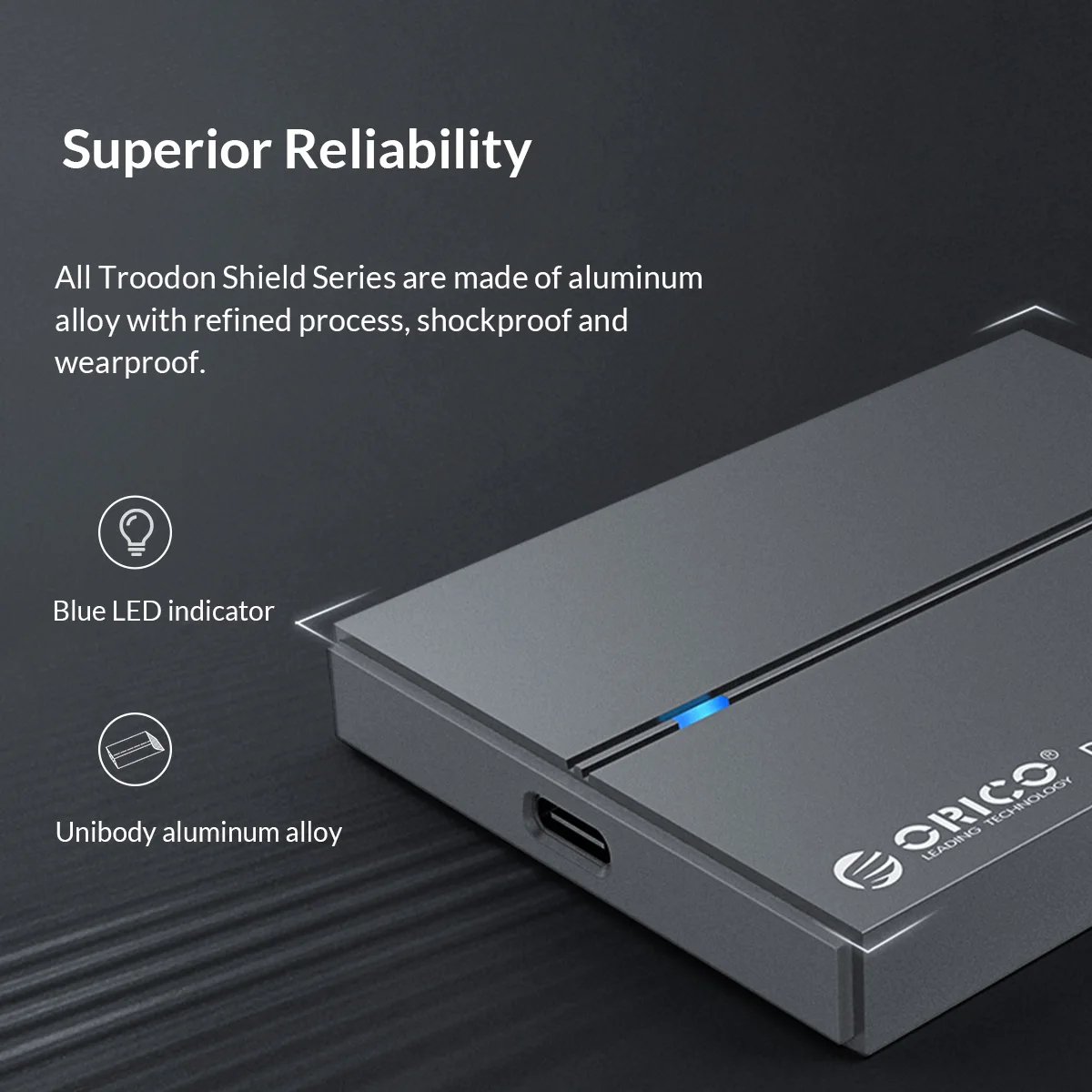 ORICO внешний SSD жесткий диск 1 ТБ SSD 128 ГБ 256 ГБ 512 ГБ SATA SSD mSATA SSD NVME Портативный твердотельный накопитель с type C USB 3,1