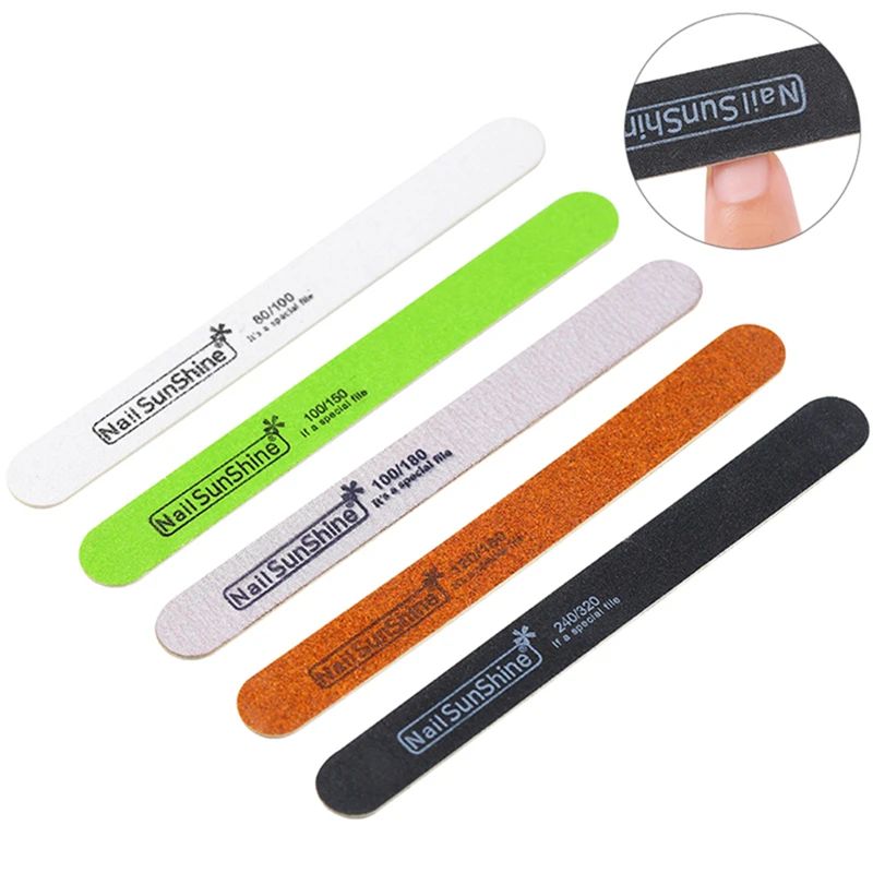 5 шт. ультратонкие дерева Шлифовальная Пилка Для буферный блок DIY накладные ногти