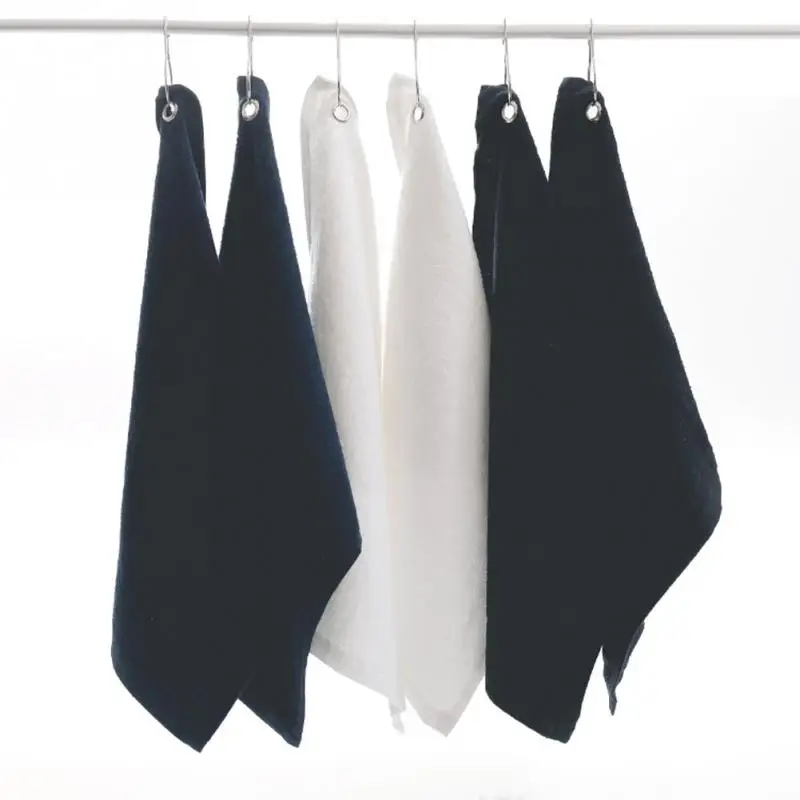 Полотенце для гольфа 32*40 см с крючком хлопковое мягкое 4 цвета полотенце очистки