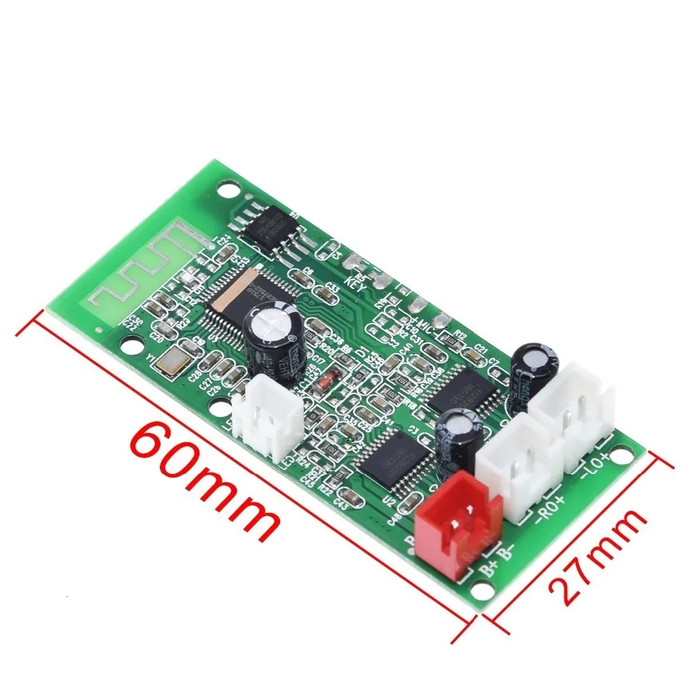 TZT 5 Вт+ 5 Вт портативный Bluetooth 4,2 PCBA Bluetooth динамик усилитель доска цифровые продукты Телефоны Компьютеры ПК DIY DC5V