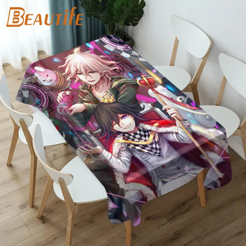 

Скатерть из аниме «данганронпа» на заказ, свадебный букет, скатерть для стола, праздничный обед на день рождения, украшение для кухни