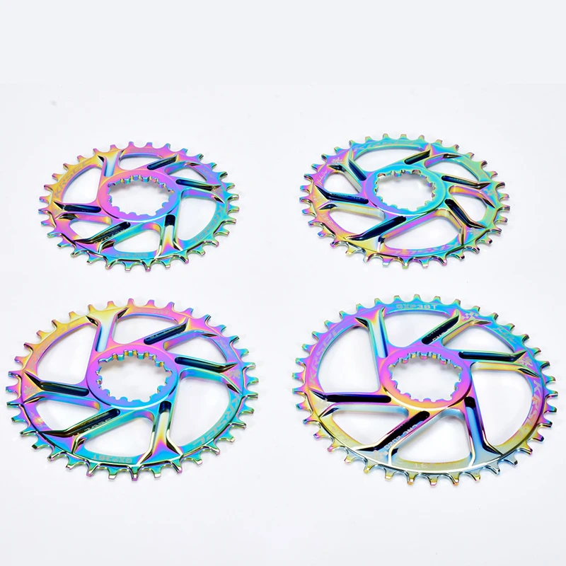 

Велосипедная Звезда 8-12 Скоростей красочный GXP свободный круг алюминиевый сплав велосипедные детали для модификации 32/34/36/38T ED889