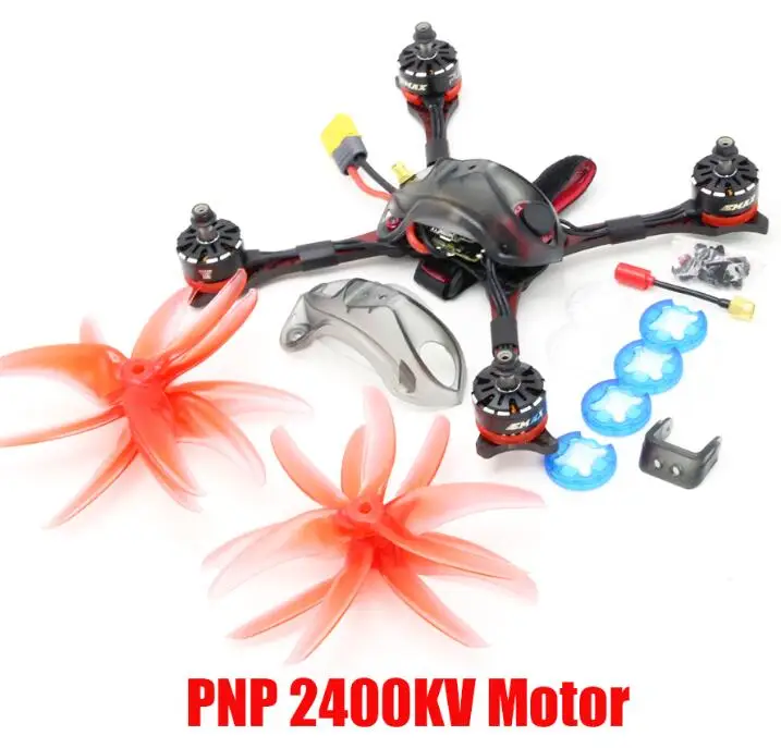 PNP 2400KV Emax Hawk Pro PNP BNF FPV Дрон комплект 1700kv/2400kv мотор мини Magnum контроллер HDR Fpv камера для RC Самолет с антенной подарок - Цвет: PNP 2400KV