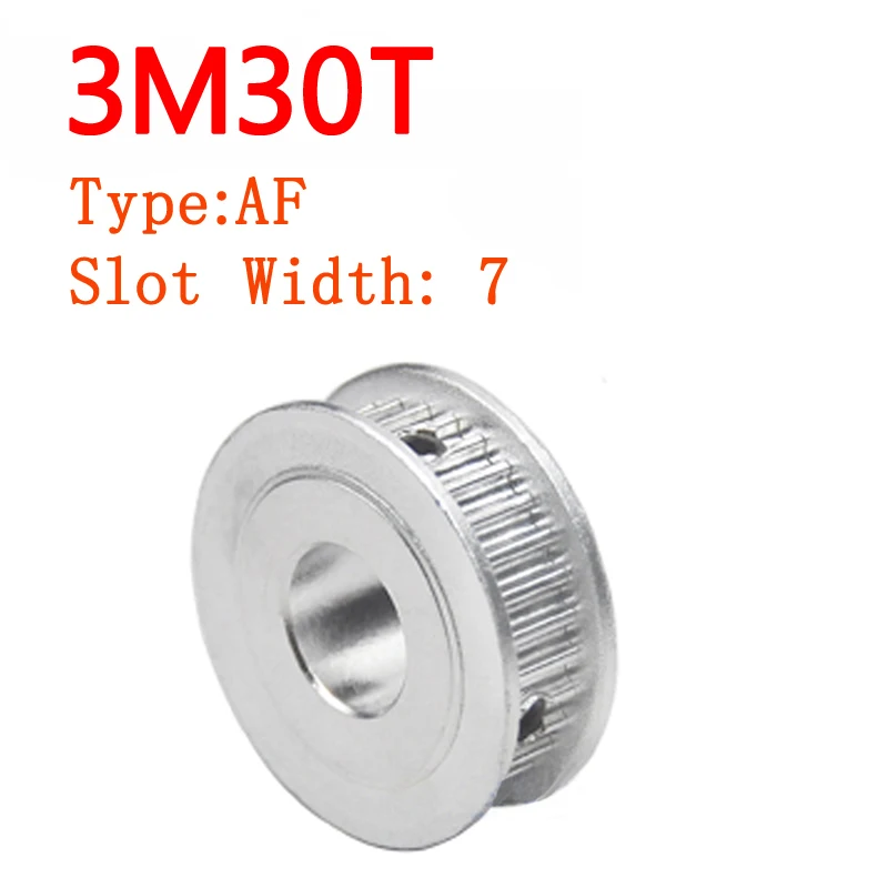 

Зубчатые шкивы типа AF, 3 м, 30 т, синхронные шкивы с отверстием 5-14 мм, 30 зубьев, ширина 7 мм