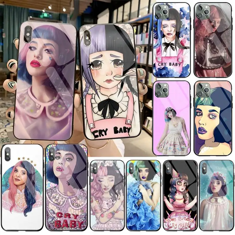 Мягкий чехол для телефона YJZFDYRM Melanie Martinez Pleurnichard из закаленного стекла iPhone 11 Pro XR XS
