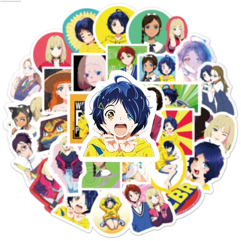 WONDER EGG PRIORITY Cosplay Stickers Prop Ohto Ai DIY Anime Waterproof Trunk Computer | Тематическая одежда и униформа
