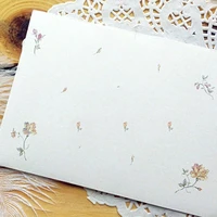 50pcslot classical vintage flower envelope white paper envelope gifts envelope writing paper for office school supplies