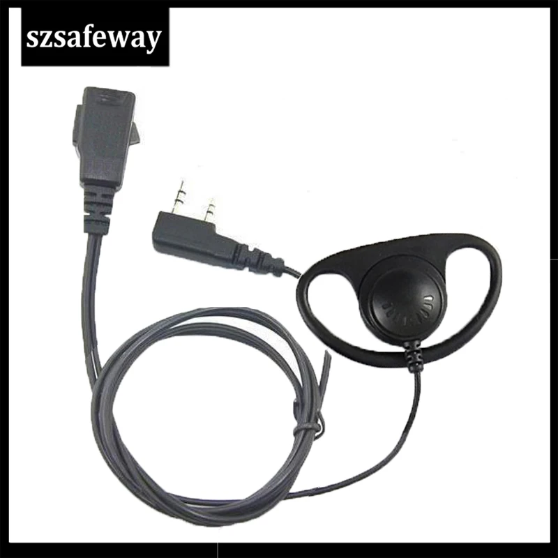 2 шт./лот двухстороннее радио с надписью ФБР (FBI) Динамик гарнитуры кольцо в виде