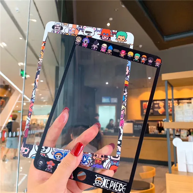 

Защитная пленка из закаленного стекла для iPad 7,9 дюйма Mini 1/2/3, защитное 3D стекло с закругленными краями и мультяшным рисунком