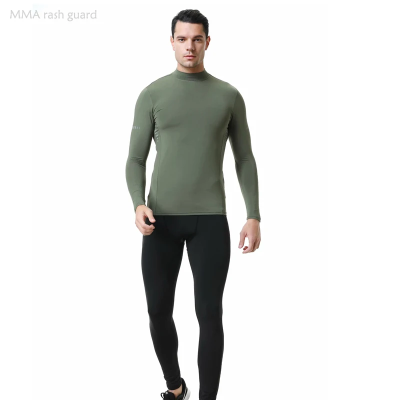 

Winter Men's Tight Thermal Underwear Set Compression Fitness MMA Rashgard Male Gym Joggers Quick Dry Bodybuilding T-shirt Pants