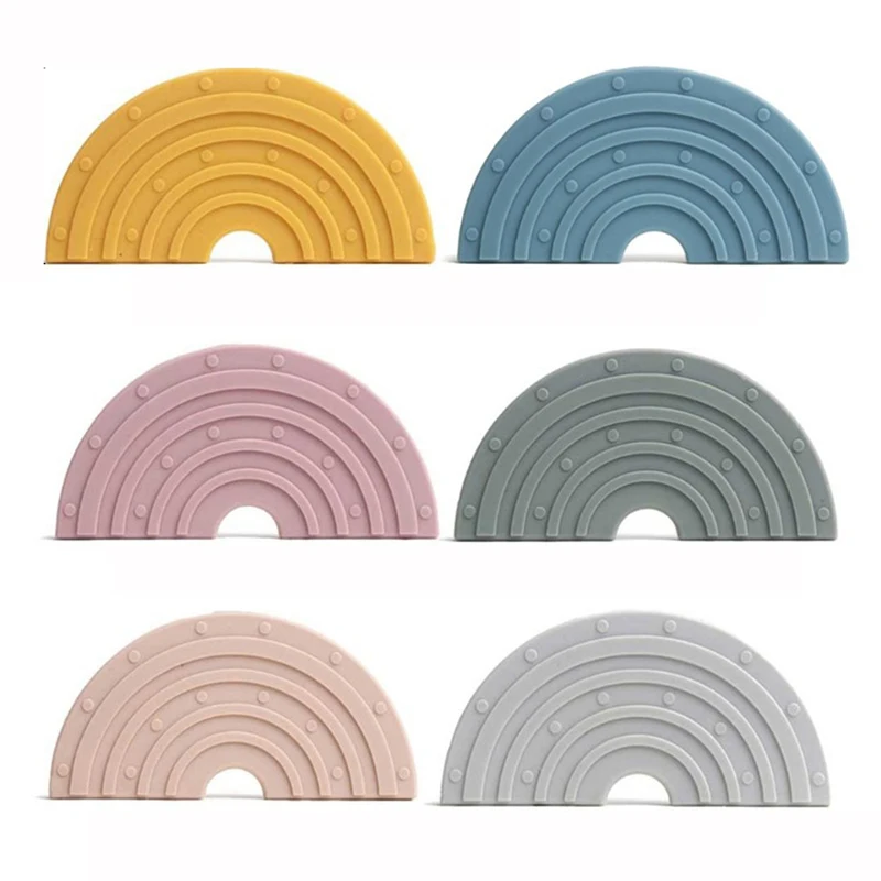 

1 Pc Food Grade Silicone Silicone Teethers Sun and Moon Shape Baby Silicone Teether Rodent Infant Teething Product Accessories