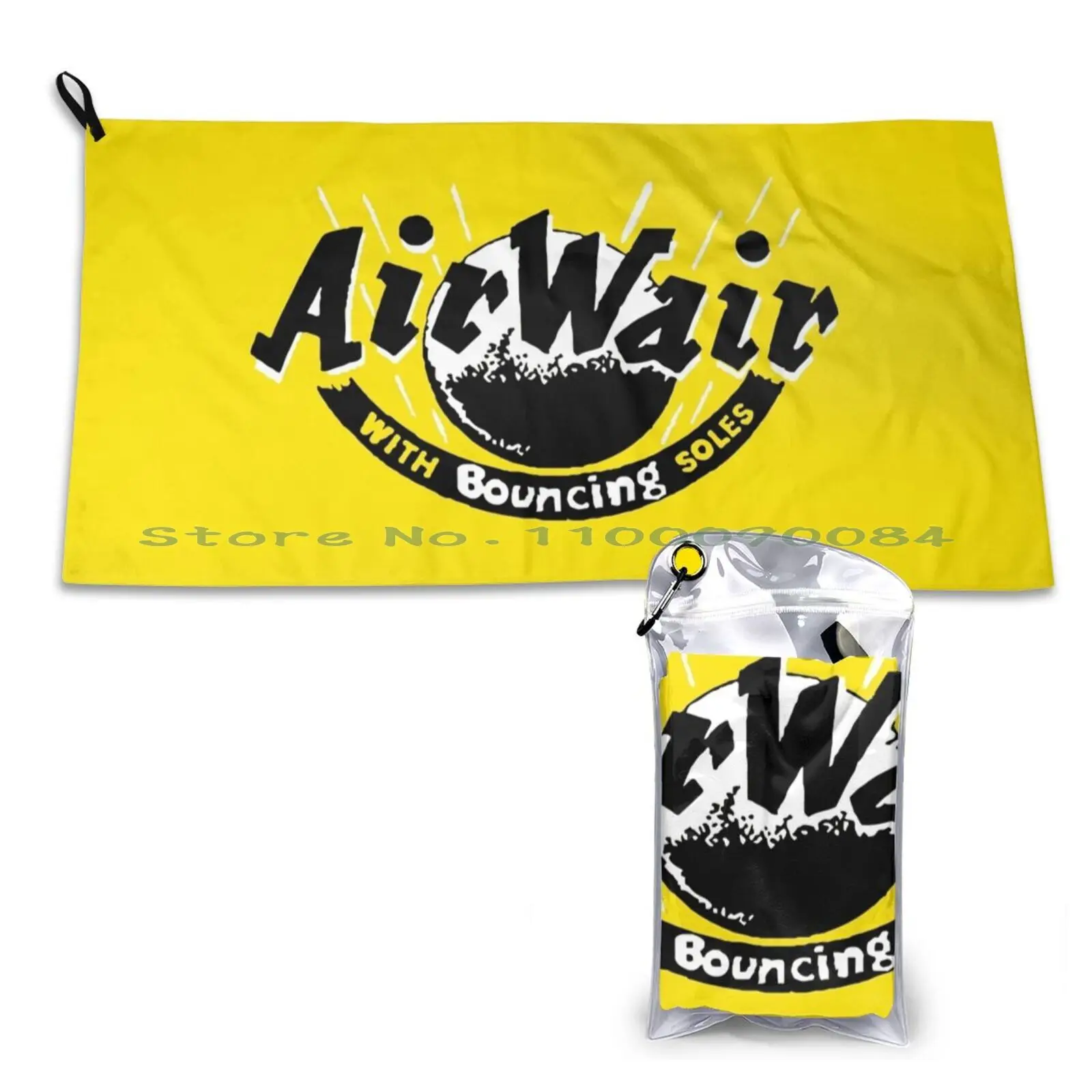 Быстросохнущее воздушное полотенце Bounching портативное для спортзала ванны милая