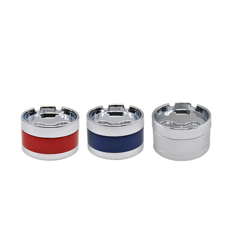 

10pcs High quality stainless steel fire extinguisher rotating cover ashtray Outdoor travel metal home decoration accessories