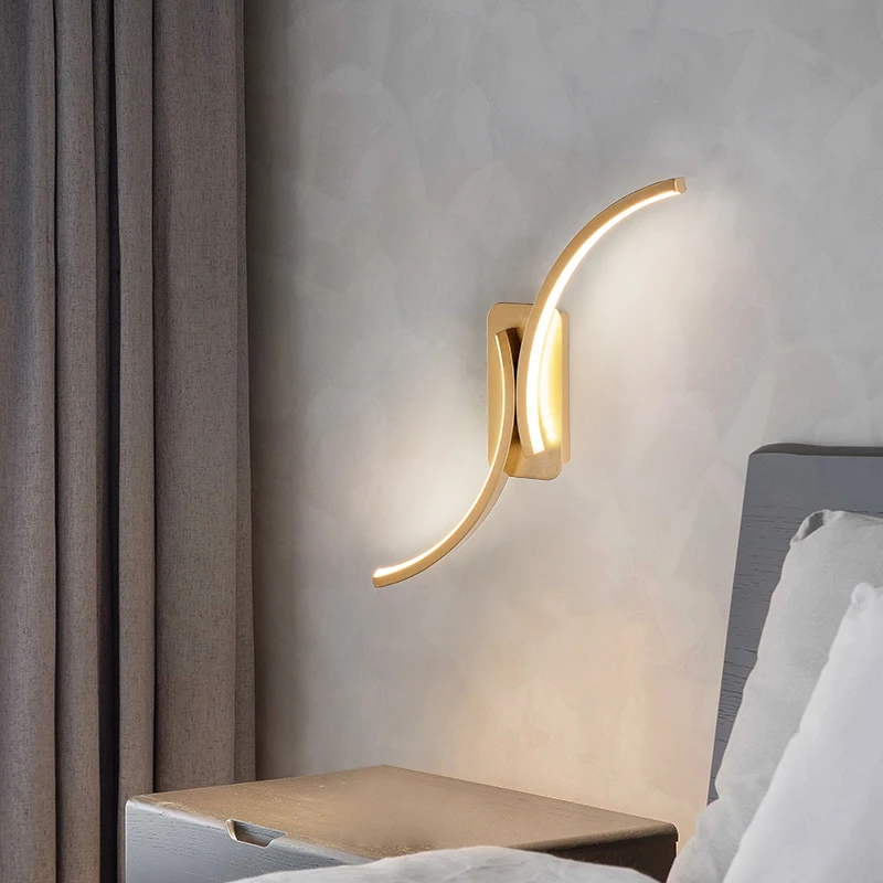 Современный светодиодный настенный светильник для спальни прикроватный