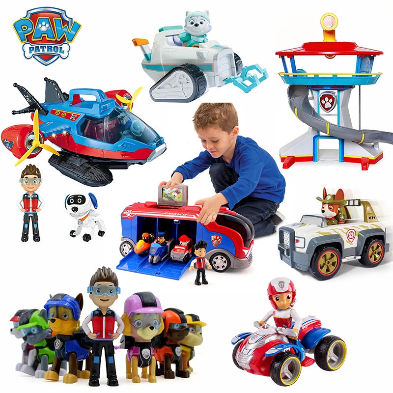 Щенячий патруль спасательный автобус собака щенок набор игрушечный автомобиль