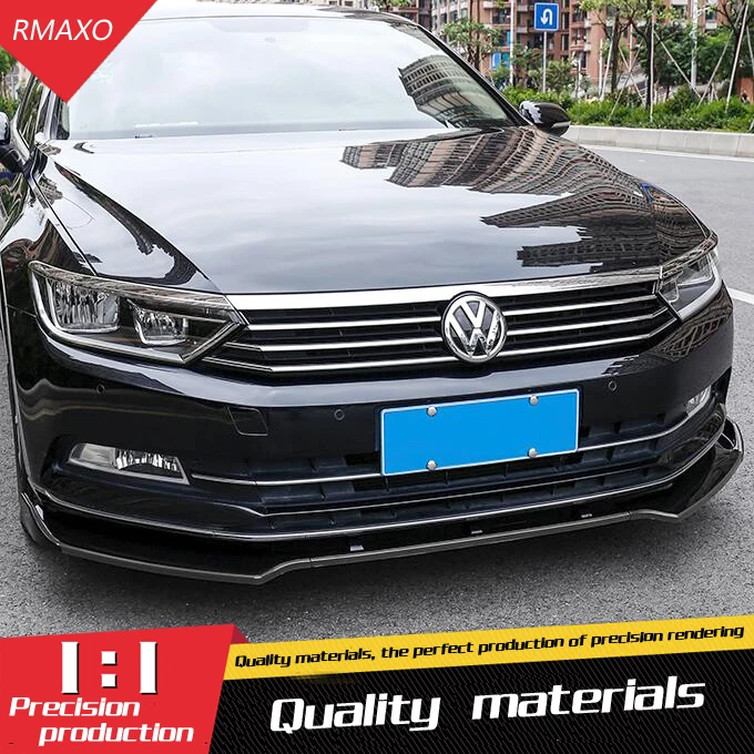 Для Volkswage Passat B8 Body kit спойлер 2018 2019 ABS задний передний бампер диффузор защитные