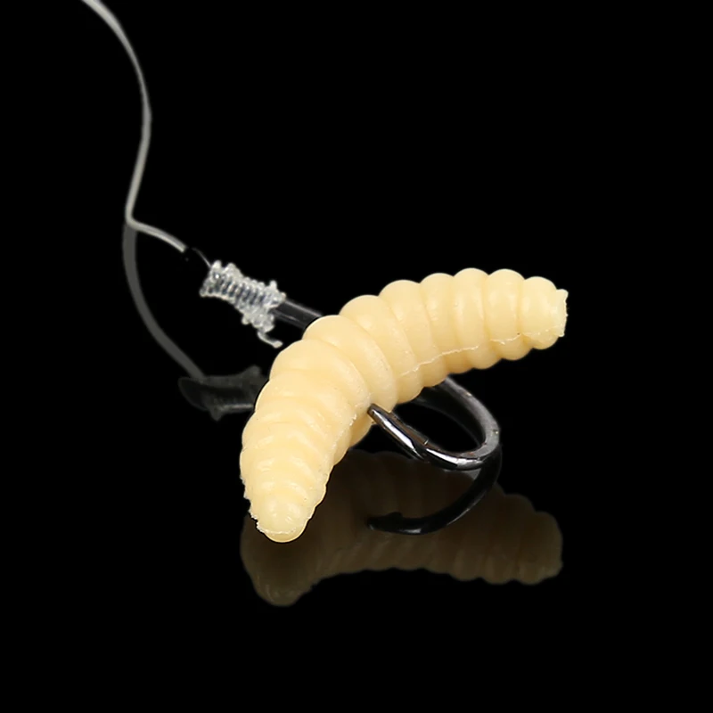 100 шт. рыболовные приманки желтая Реалистичная приманка для рыбной ловли Мягкая