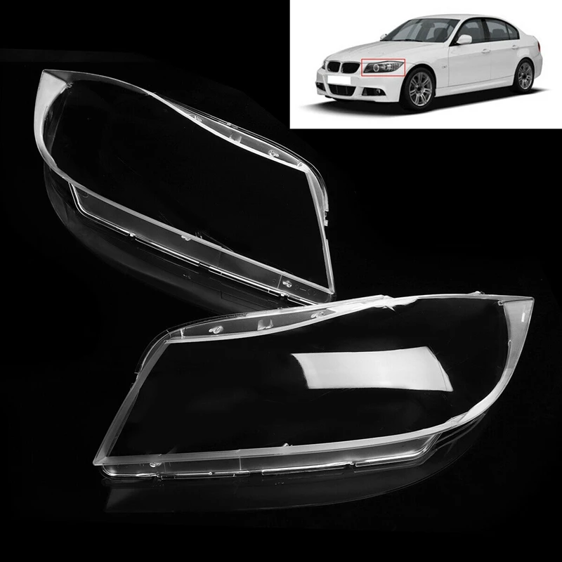 1 пара ксеноновые фары для автомобиля стеклянная лампа крышка объектива BMW 3 E90 E91 |
