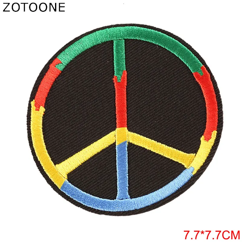 ZOTOONE карта вышитые железные нашивки креативные значки наружные парчи для рюкзак