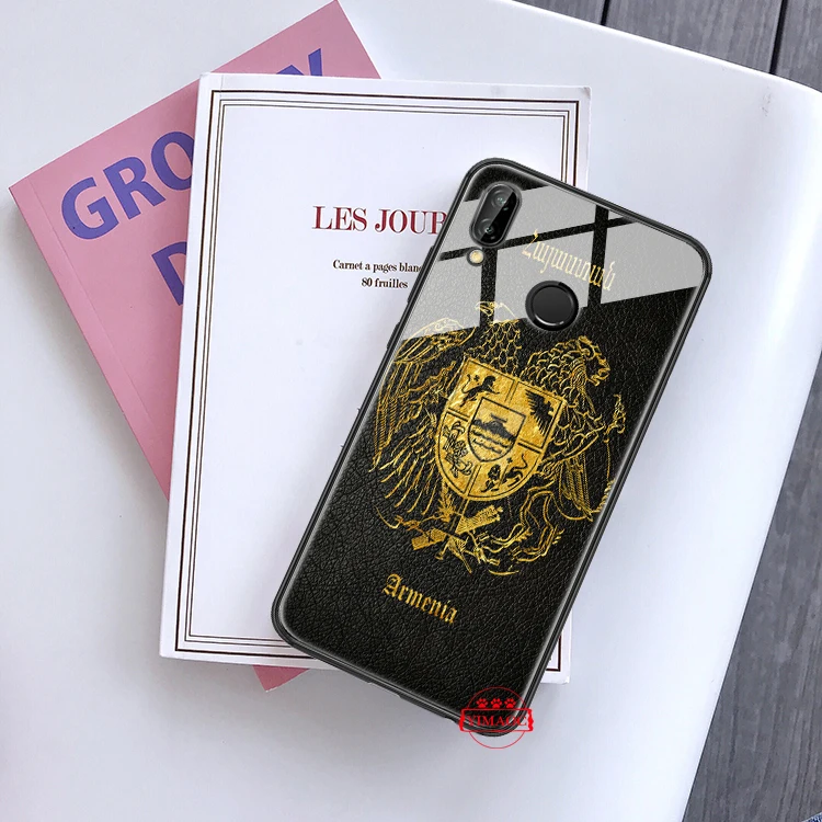 Стеклянный чехол с гербом для huawei P10 P20 P30 Lite Pro P Smart Y6 Prime Y93 mate 20 |