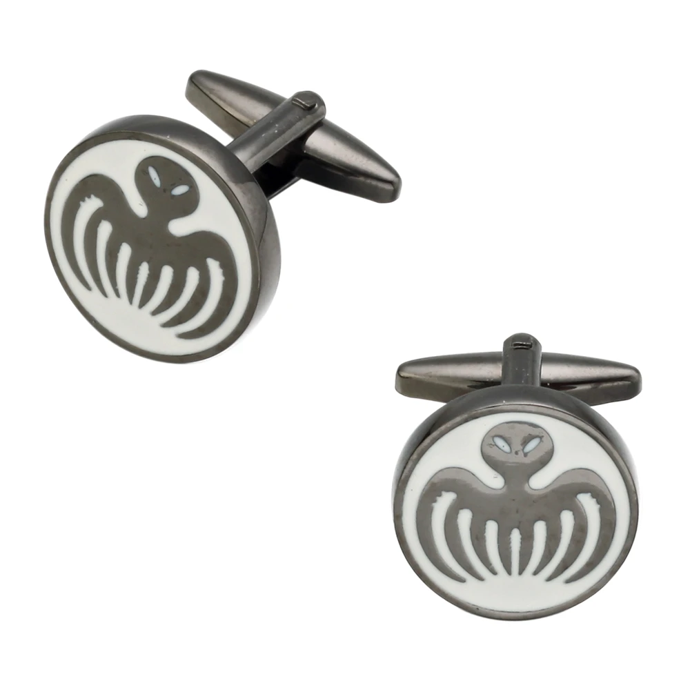 Водные Осьминог Запонки Высокое качество латунные запонки для мужчин | Украшения