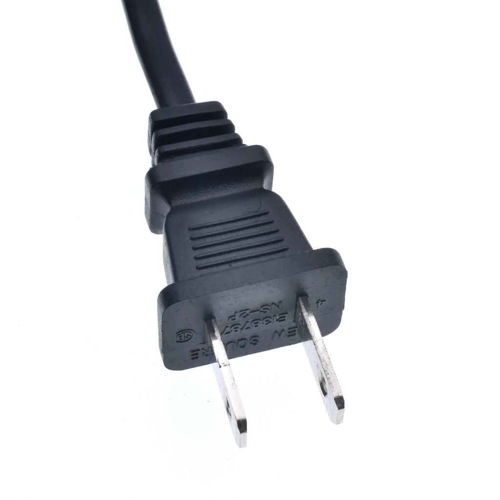 10 А 250 в выдвижной шнур питания NEMA 1-15P к IEC60320 C5 Ультра короткий удлинитель