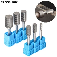 style a carving grinder abrasive tools single cut tungsten steel rotary file carbide burr milling cutter drill for metal 3 16mm