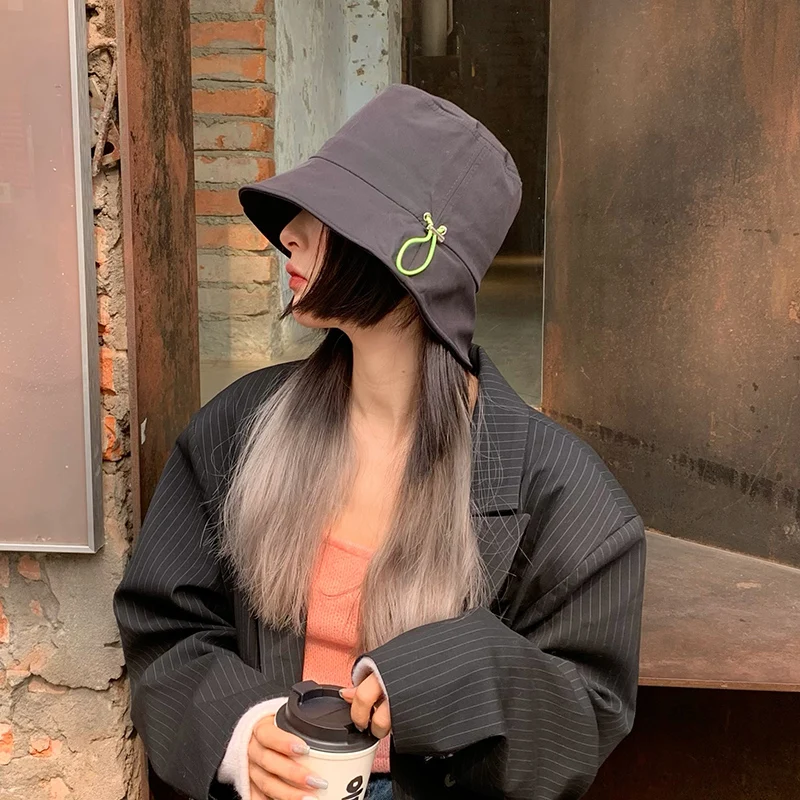 Шляпа Женская Рыбацкая шляпа летняя серия абстинса корейский стиль японский