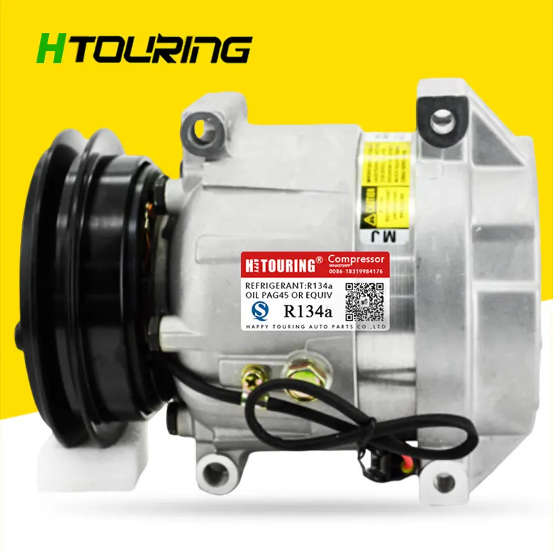 

For Car Hyundai Machinery EXCAVATOR loader LC 220 CM7579 AC Air Conditioning Compressor 24V 11Q6-90040 A5W00258A 11Q6-90041 1PK