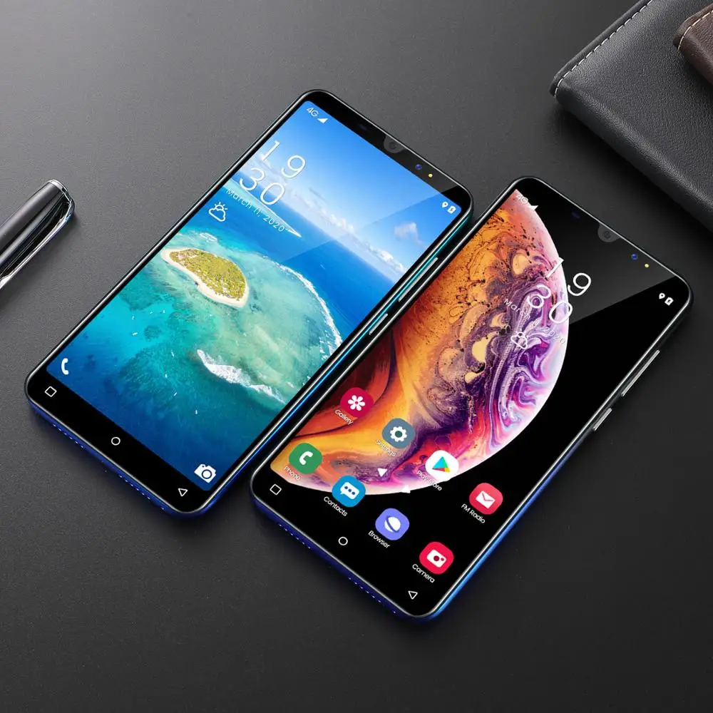 Горячая продажа Новый 5 0 дюймов P40 Мини Смарт Android 9 1 Лицо ID Восьмиядерный 4 камеры