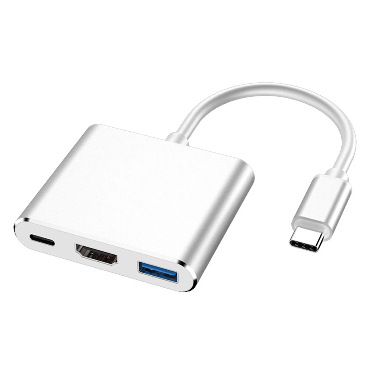 

Адаптер 3-в-1 с USB Type C-C на 4K HDMI-совместимый + USB 3,0 + конвертер PD