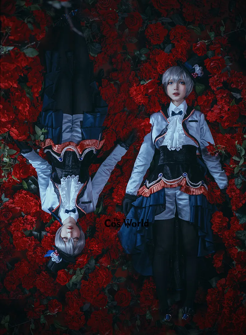 Черный Дворецкий Kuroshitsuji Ciel Phantomhive униформа наряд аниме костюмы для косплея |