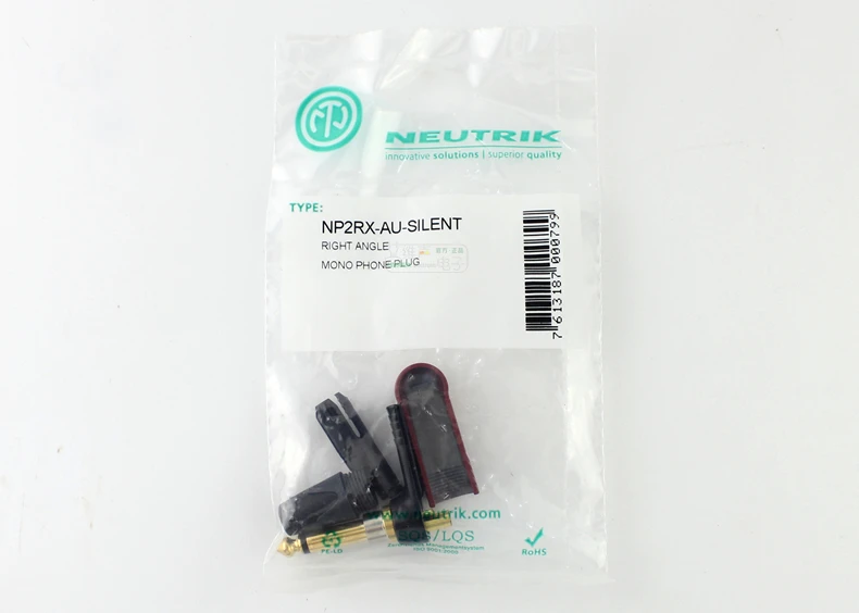 NEUTRIK NP2RX AU SILENT NP2X изогнутая большая двухъядерный тихий гитара прямо в 6 35