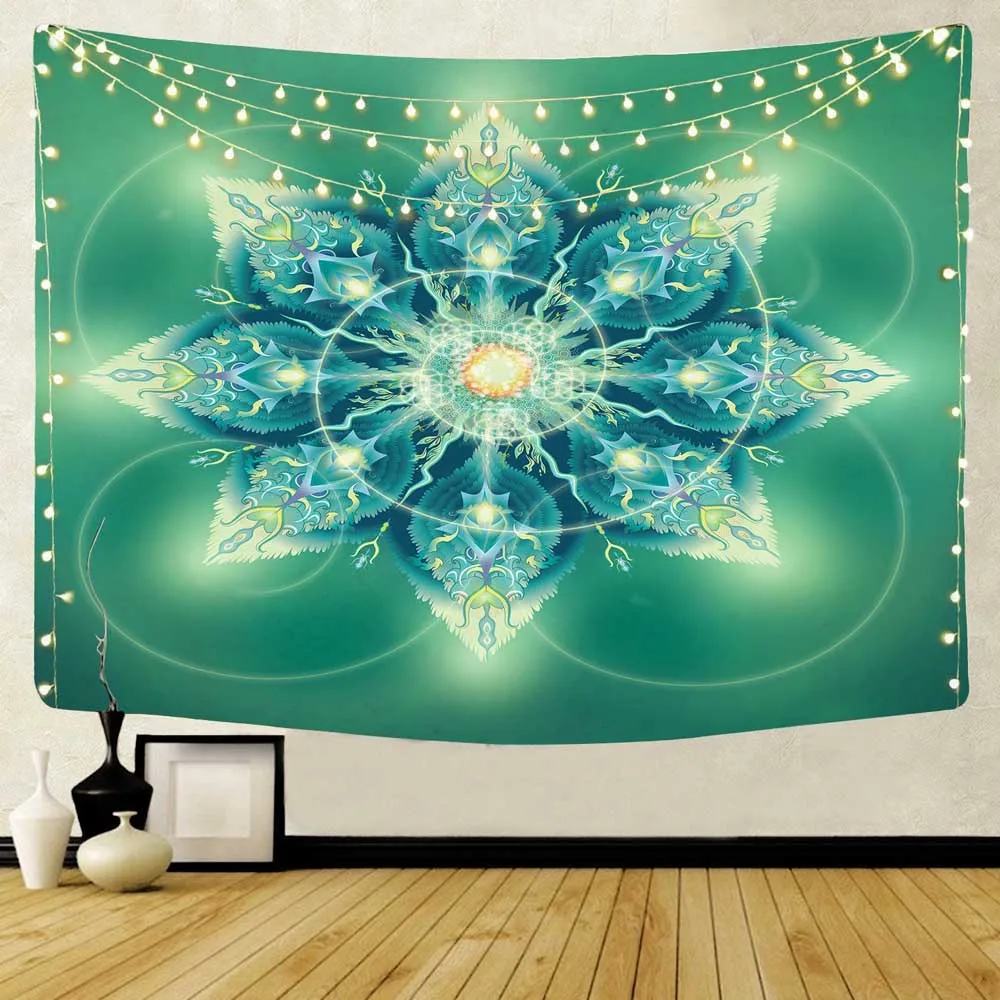 Настенный Гобелен красивый натуральный лес хиппи бохо Декор большие богемные