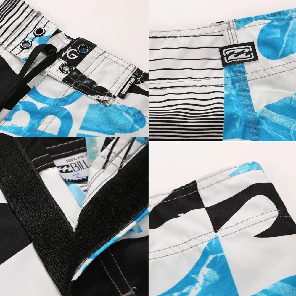 Brand Men Swimwear Shorts Beach Surf Board Mens Quick Drying Summer Patchwork Water Sport Swimming Surfing Boardshorts | Спорт и