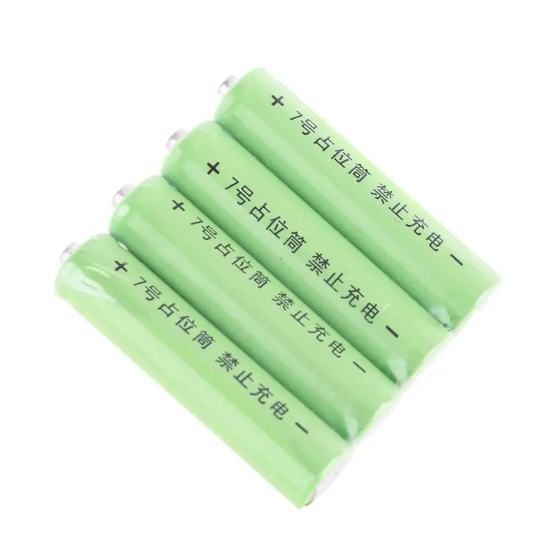 Universal 4Pcs LR03 AAA Size Dummy Fake Battery Setup Shell Placeholder Cylinder Conductor for Lithium iron phosphate battery |