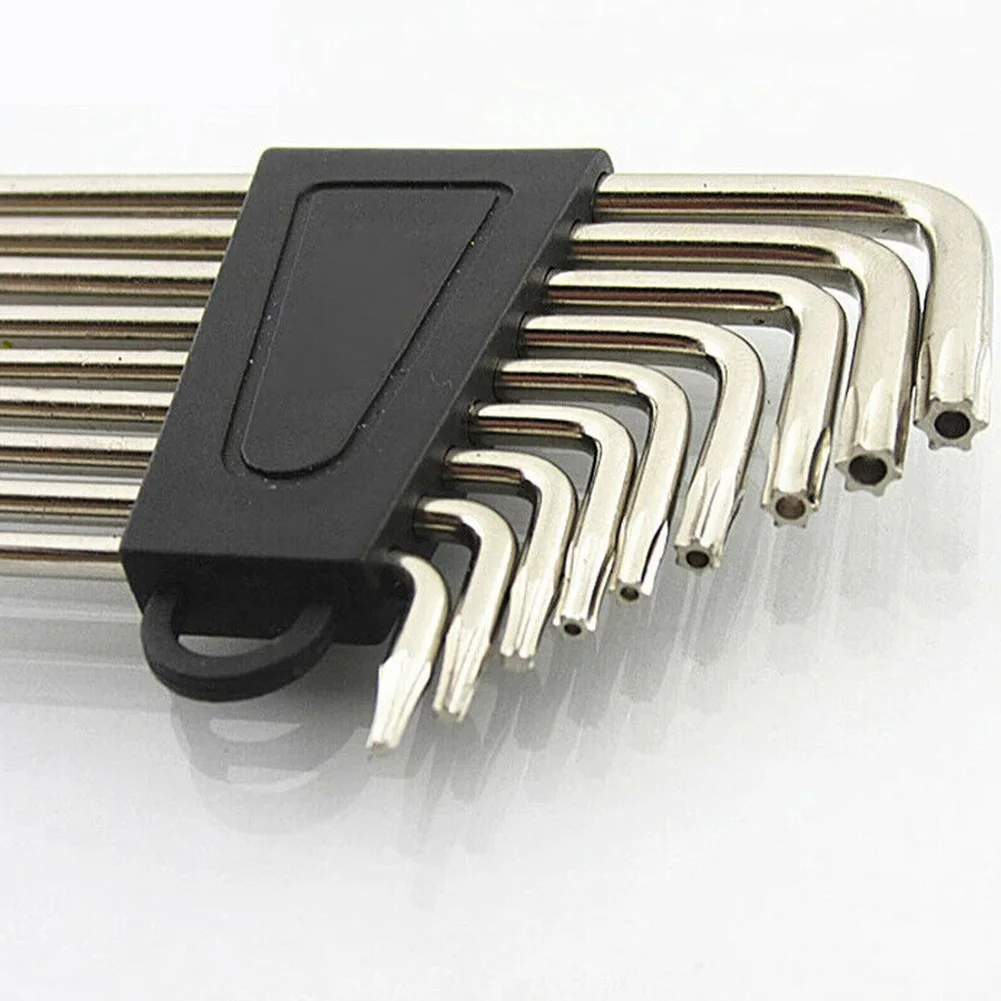 9 шт. Сливовая отвертка l-образный Длинный рычаг Набор шестигранных ключей