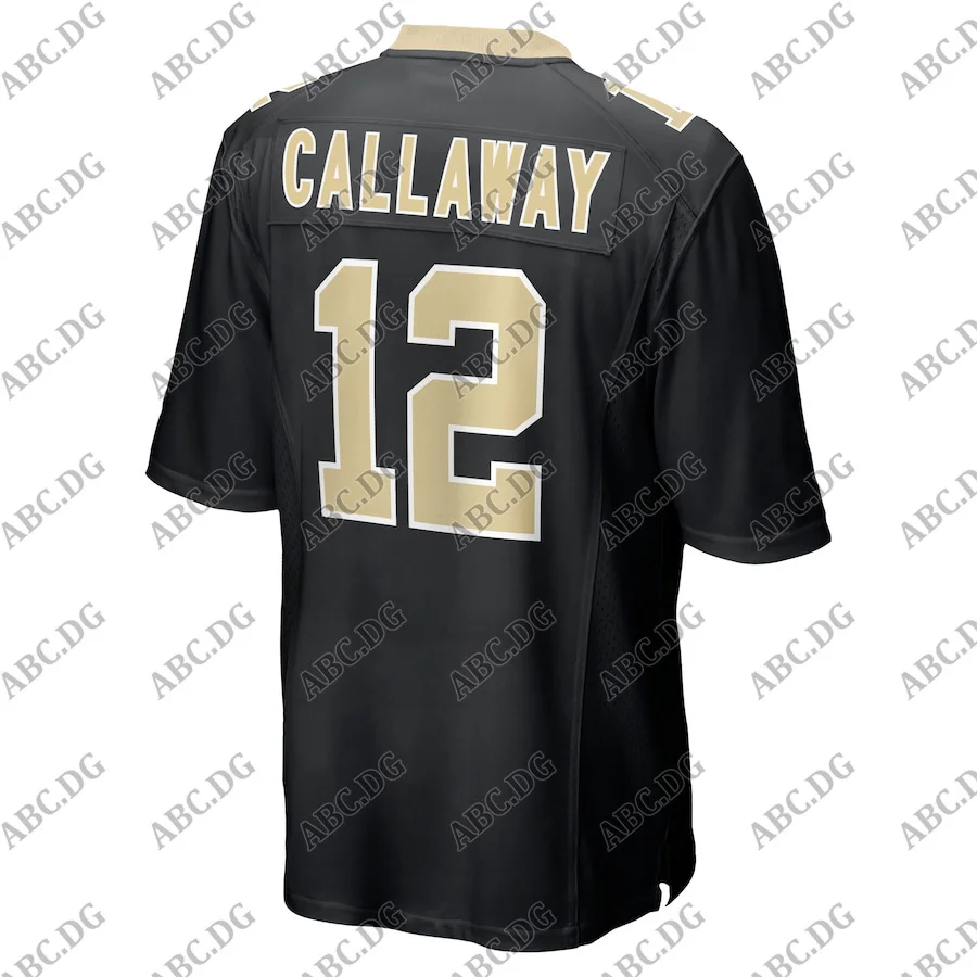 

Men Women Kid Youth New Orleans Marquez Callaway Black Game Jersey