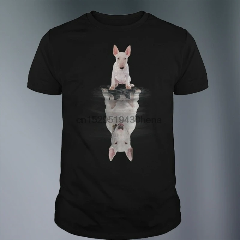 Модная мужская футболка с индивидуальным принтом Bioshick Bull Terrier Be Yourself|Мужские