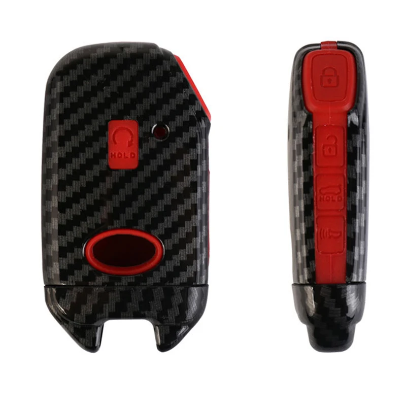 STARCAR АБС углеродное волокно зернистый автомобильный смарт чехол для ключа брелок